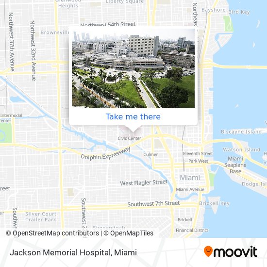 Jackson Memorial Hospital map