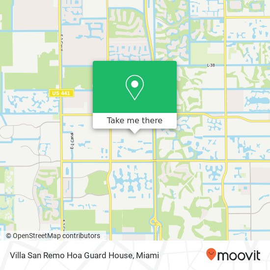 Villa San Remo Hoa Guard House map