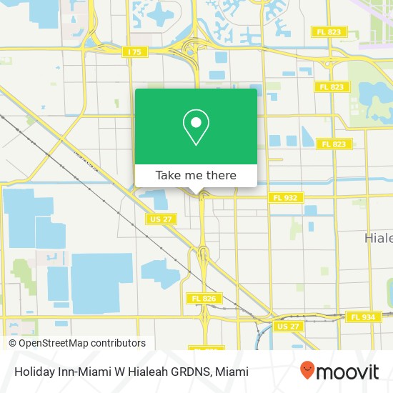 Mapa de Holiday Inn-Miami W Hialeah GRDNS