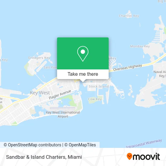 Sandbar & Island Charters map