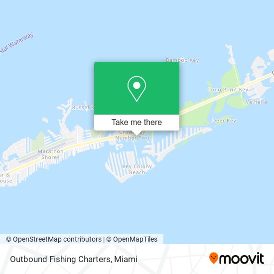 Outbound Fishing Charters map
