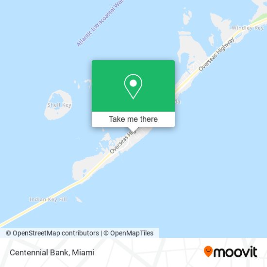 Mapa de Centennial Bank