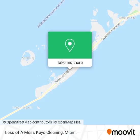 Less of A Mess Keys Cleaning map