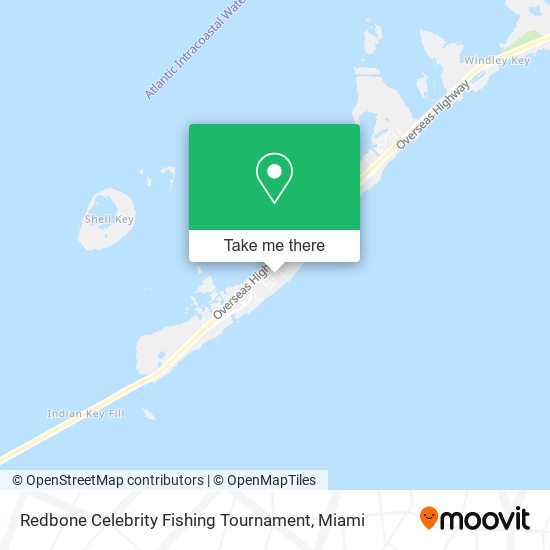 Mapa de Redbone Celebrity Fishing Tournament