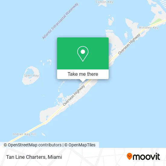 Tan Line Charters map