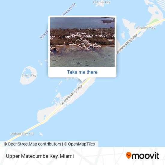 Mapa de Upper Matecumbe Key