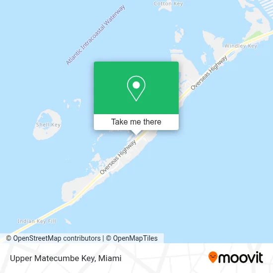 Upper Matecumbe Key map