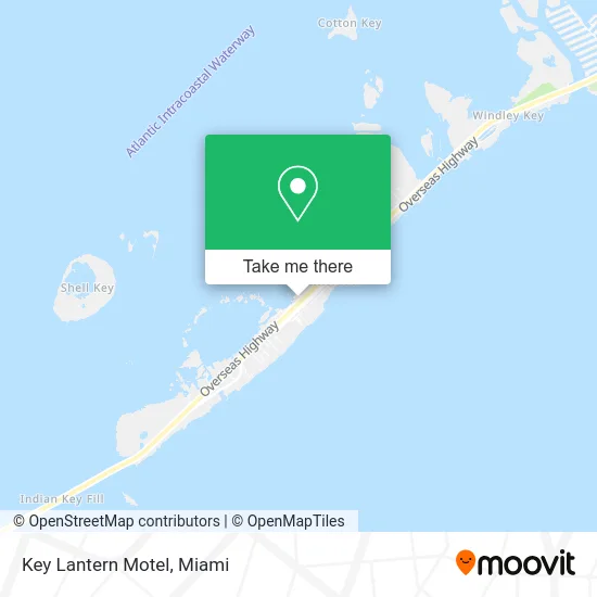 Key Lantern Motel map