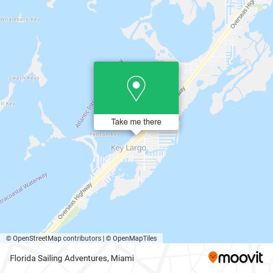 Florida Sailing Adventures map