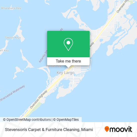Stevenson's Carpet & Furniture Cleaning map