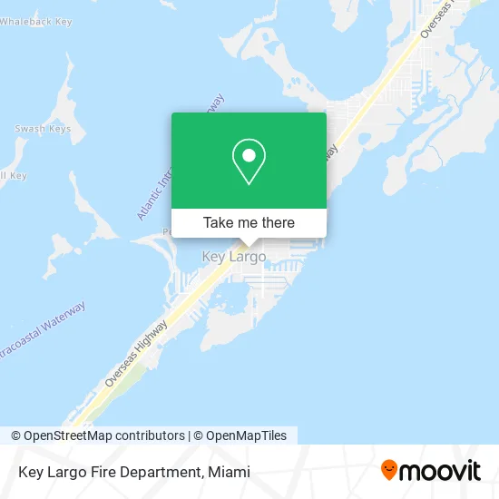 Key Largo Fire Department map