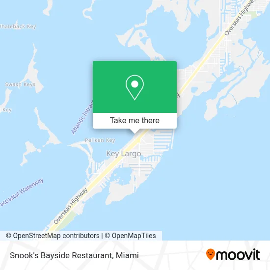 Snook's Bayside Restaurant map