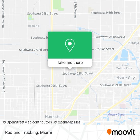 Redland Trucking map