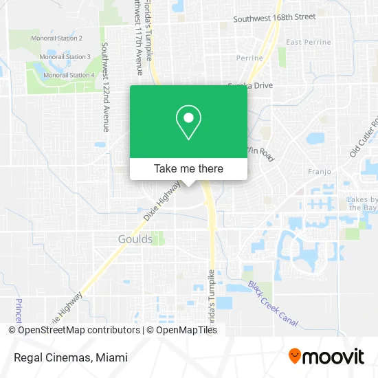 Regal Cinemas map