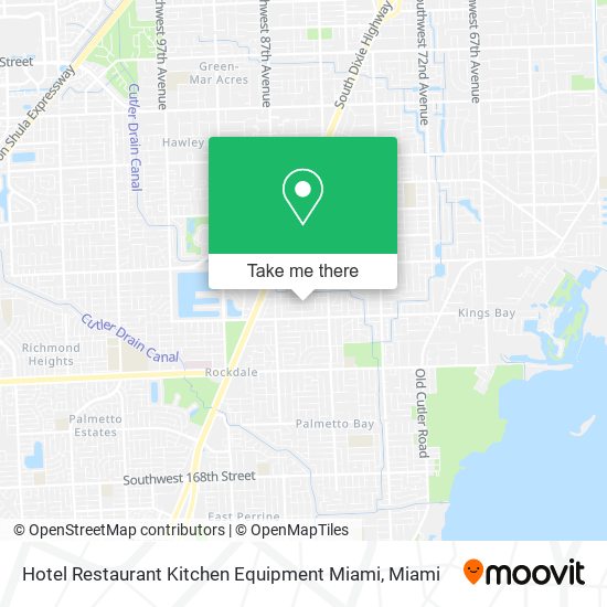 Mapa de Hotel Restaurant Kitchen Equipment Miami