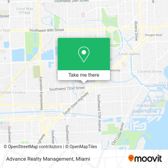 Advance Realty Management map