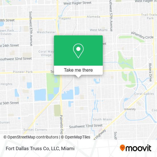 Fort Dallas Truss Co, LLC map