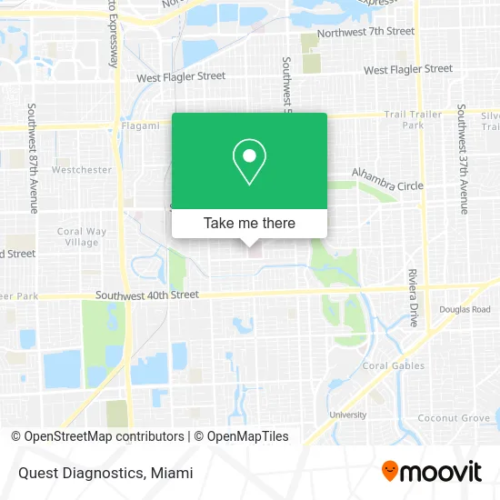 Quest Diagnostics map