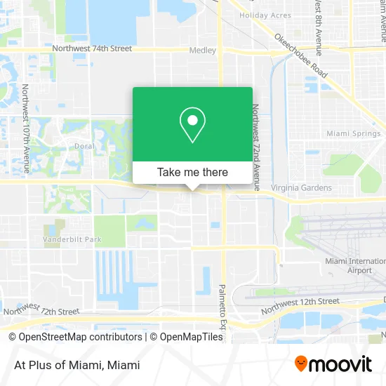 At Plus of Miami map