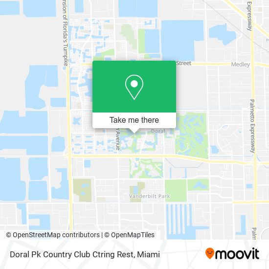Doral Pk Country Club Ctring Rest map