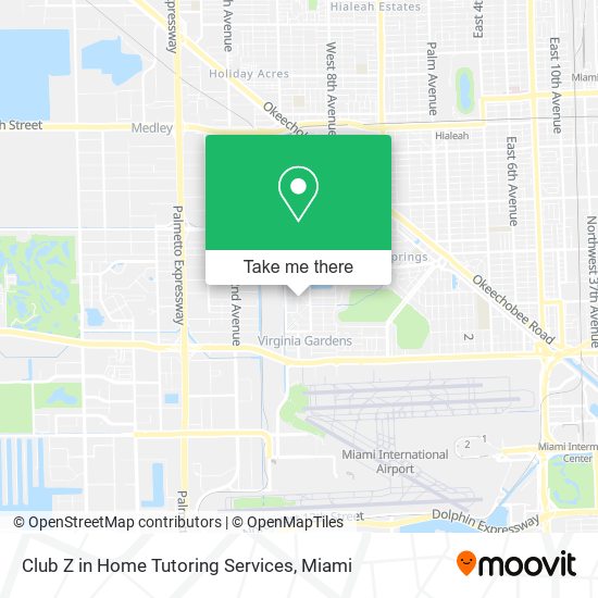 Mapa de Club Z in Home Tutoring Services