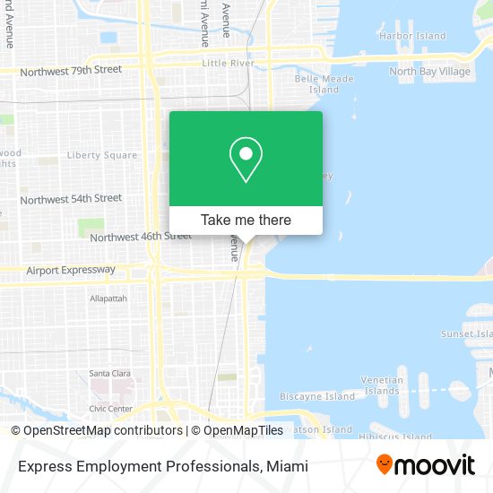 Mapa de Express Employment Professionals