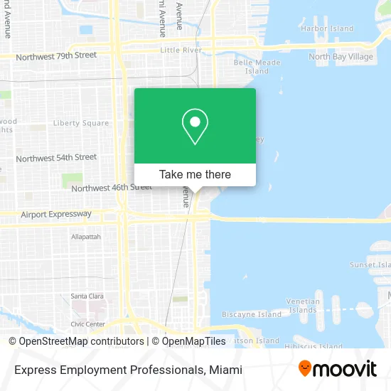 Express Employment Professionals map