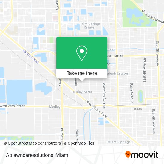 Aplawncaresolutions map