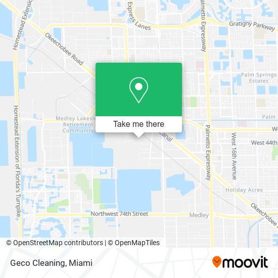 Geco Cleaning map