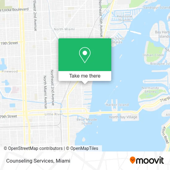 Counseling Services map