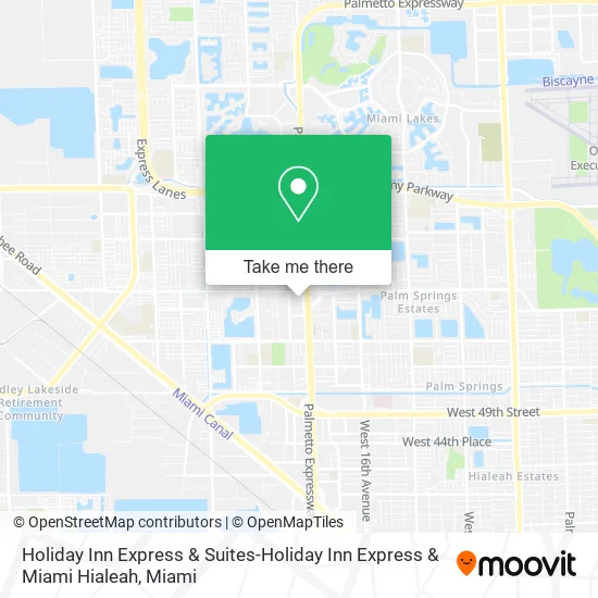 Holiday Inn Express & Suites-Holiday Inn Express & Miami Hialeah map