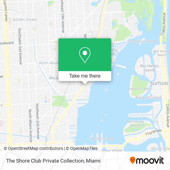 Mapa de The Shore Club Private Collection