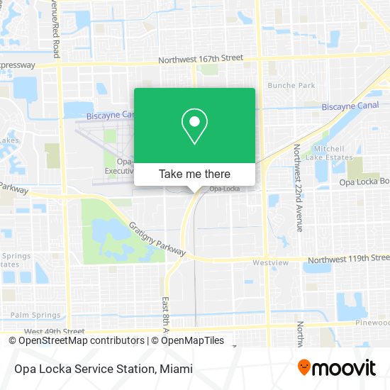 Opa Locka Service Station map