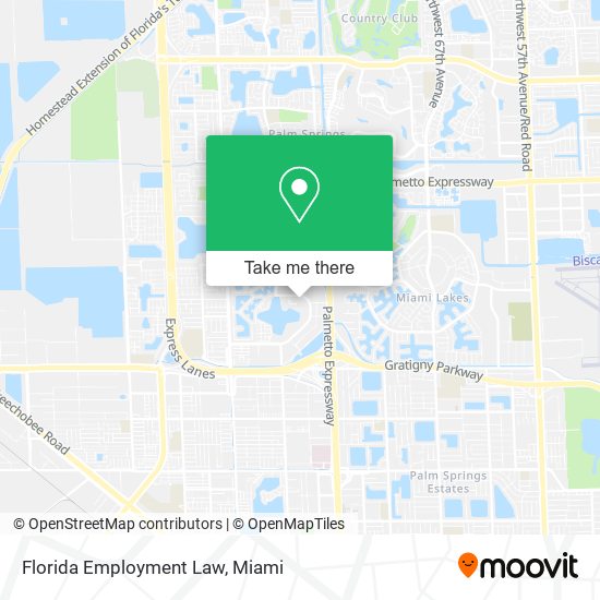 Mapa de Florida Employment Law
