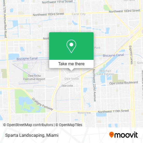 Sparta Landscaping map