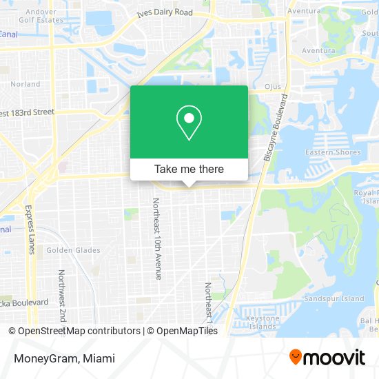 MoneyGram map