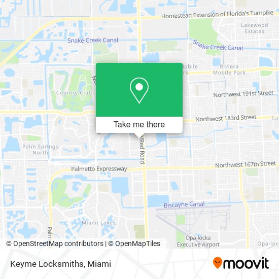 Keyme Locksmiths map