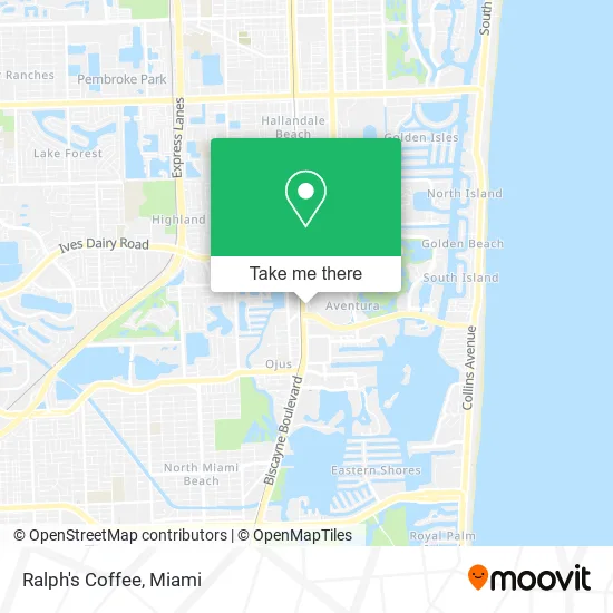 Ralph's Coffee map