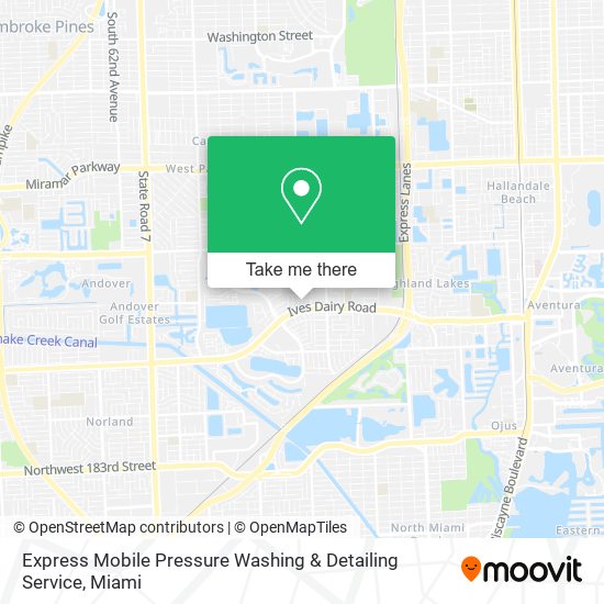 Mapa de Express Mobile Pressure Washing & Detailing Service