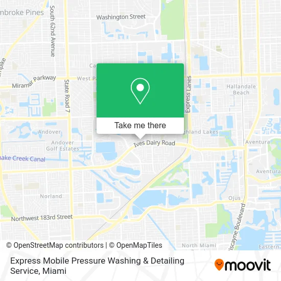 Express Mobile Pressure Washing & Detailing Service map