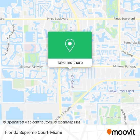 Mapa de Florida Supreme Court