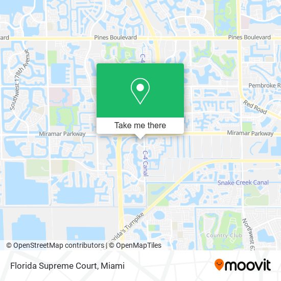 Florida Supreme Court map