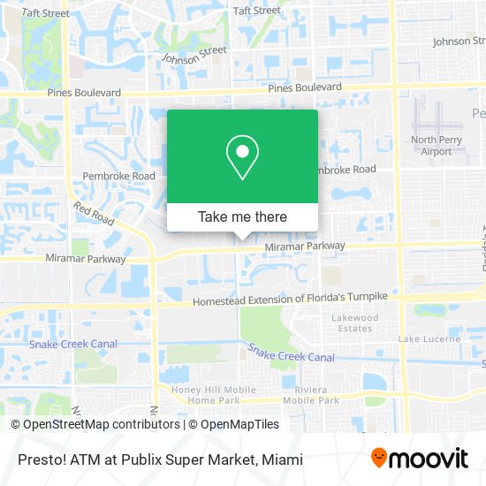 Presto! ATM at Publix Super Market map