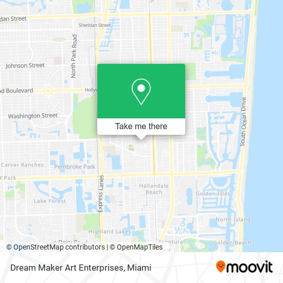 Dream Maker Art Enterprises map
