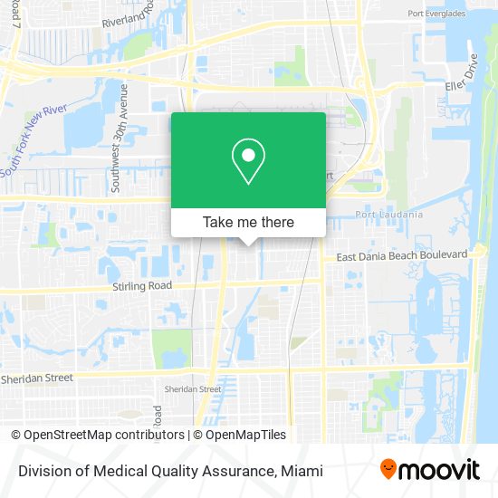 Division of Medical Quality Assurance map