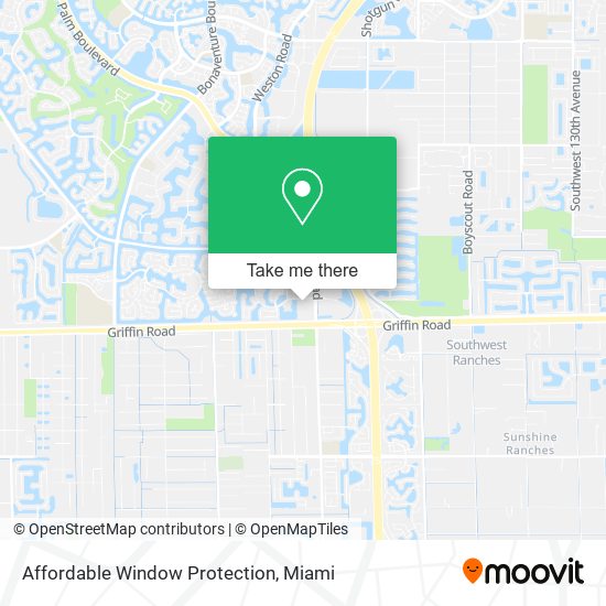 Affordable Window Protection map