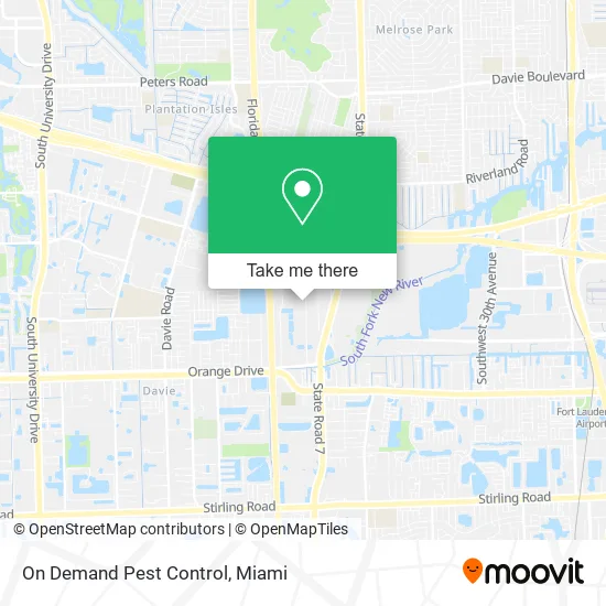 On Demand Pest Control map