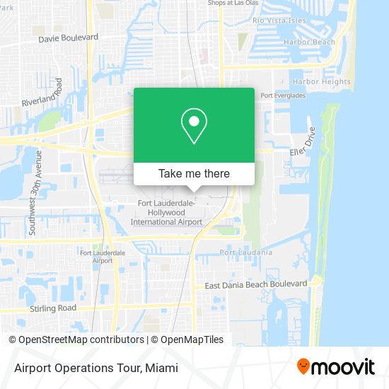 Mapa de Airport Operations Tour