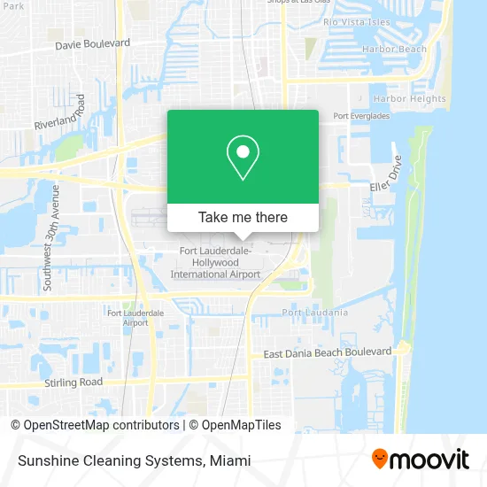 Sunshine Cleaning Systems map
