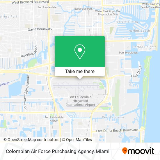 Mapa de Colombian Air Force Purchasing Agency